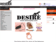 Tablet Screenshot of desire242.com